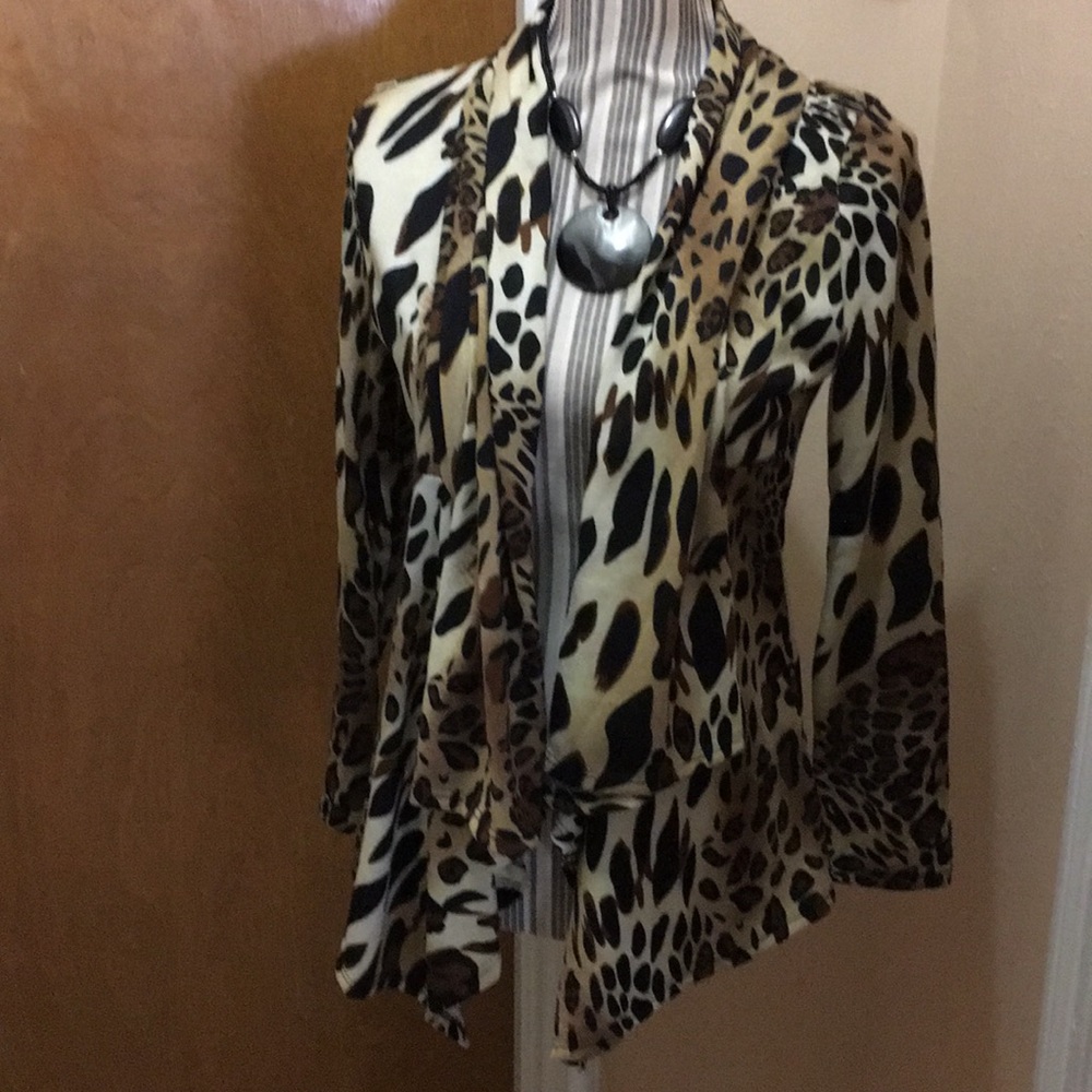 Animal print Cardigan.